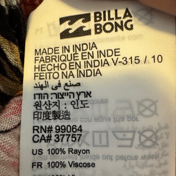 Billabong Knotted Heart Floral Dress - Picture 11 of 11